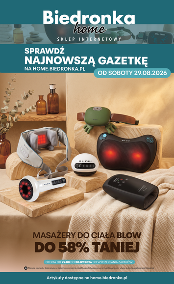 Leták Biedronka Poľsko - Biedronka Poľsko - Home od 29.08. do 31.10. - strana 1