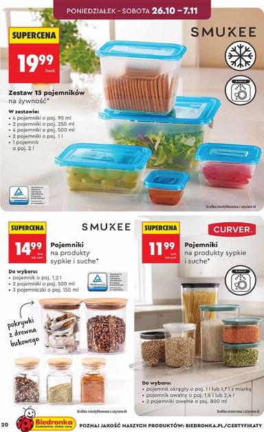Gazetka Biedronka - Biedronka - Hity i inspiracje od 24.10. do 10.11. - strona 20