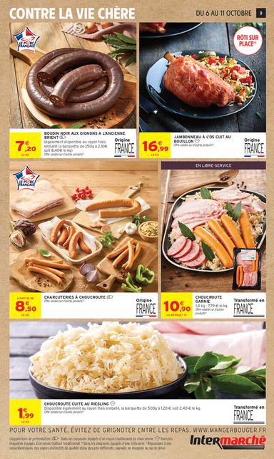 Catalogue Intermarché - Intermarché valable dès le 06/10 au 18/10 - page 9