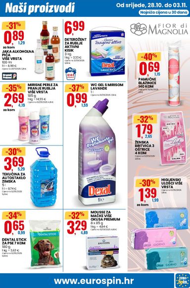 Katalog Eurospin - Eurospin vrijedi od 28.10. do 03.11. - stranica 11