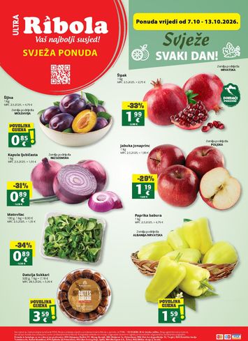 Katalog Ribola - Ribola - Super ponuda vrijedi od 07.10. do 13.10. - stranica 1
