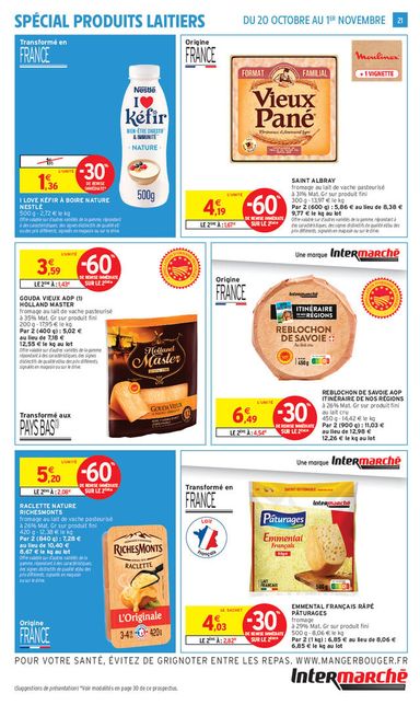Catalogue Intermarché - Intermarché Hyper valable dès le 20/10 au 01/11 - page 21
