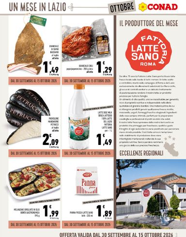 Volantino Conad Superstore - Conad Superstore - Un Mese in Lazio valido dal 01/10 al 31/10 - pagina 3