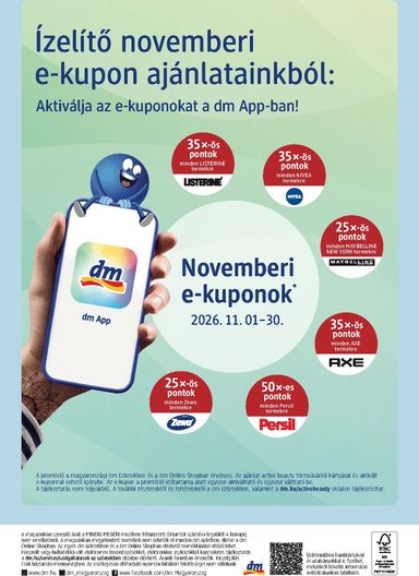 Akciós újság dm - dm érvényes 10.29.-tól 11.11.-ig - 24 oldal