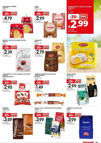 Volantino Bennet - Bennet - Sapori d’Italia valido dal 15/10 al 28/10 - pagina 25