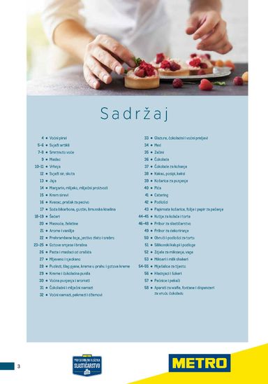Katalog Metro - Metro - Poslovna rješenja - Proizvodi za slastičarstvo vrijedi od 01.01. do 31.12. - stranica 3