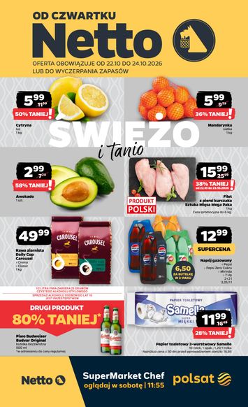 Gazetka Netto - Netto - Non Food od 22.10. do 24.10. - strona 1