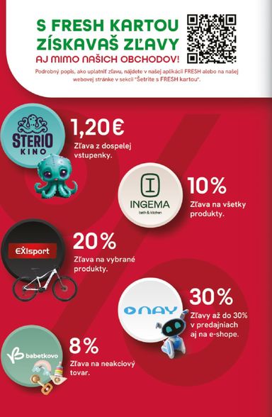 Leták FRESH - Fresh - Stredné a západné Slovensko od 22.10. do 04.11. - strana 44