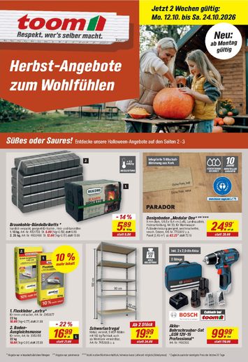 Prospekt toom - Toom gültig ab 12.10. bis 24.10. - seite 1