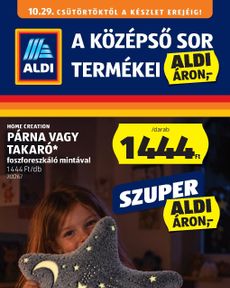 Aldi - Középső sor termékei
