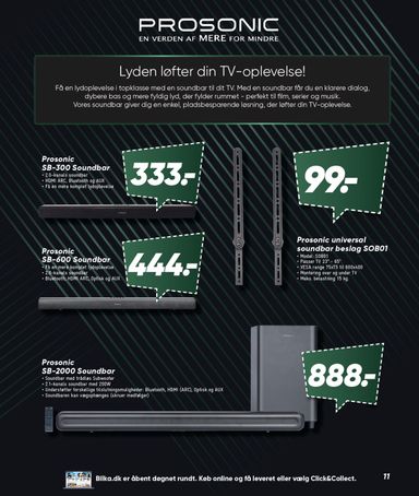 Brochurer Bilka - Bilka - Prosonic gyldig fra 01.05. til 31.12. - side 11