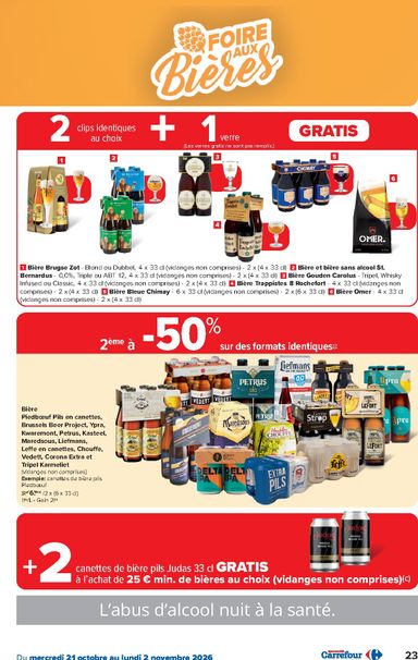Folder Carrefour - Carrefour Hypermarchés van 21/10 tot 02/11 - side 23