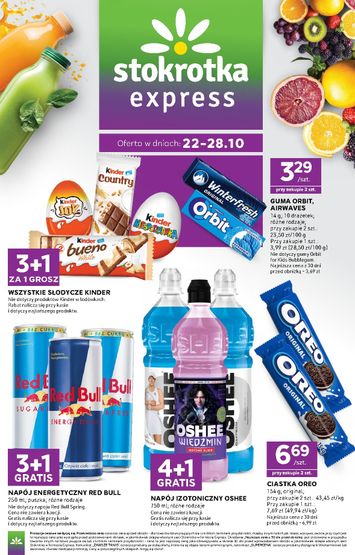 Gazetka Stokrotka - Stokrotka - Express od 22.10. do 28.10. - strona 1