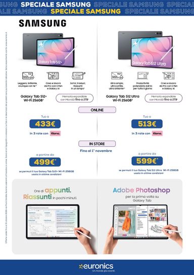Volantino Euronics - Euronics - Speciale Samsung valido dal 01/10 al 15/10 - pagina 2