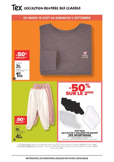 Catalogue Carrefour Market - Carrefour Market - Tex valable dès le 18/08 au 02/11 - page 6