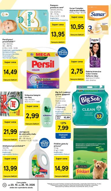 Leták Tesco - Tesco supermarket od 21.10. do 27.10. - strana 10