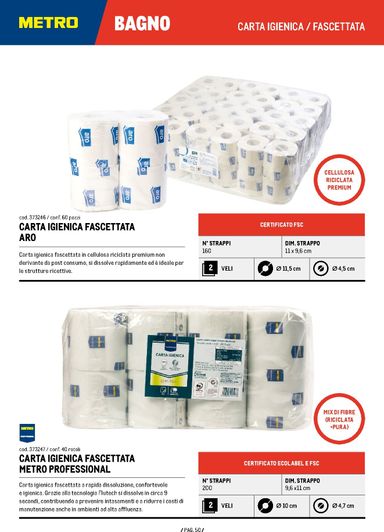 Volantino METRO - Metro - Catalogo Detergenza valido dal 04/06 al 04/06 - pagina 50