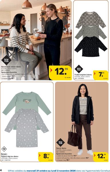 Folder Carrefour - Carrefour - Textile d'automne van 21/10 tot 02/11 - side 4