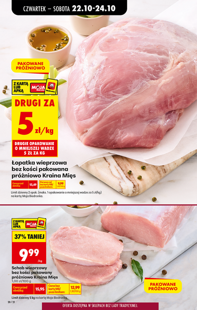Leták Biedronka - Biedronka - nabídky čtvrtek až sobota od 22.10. do 24.10. - strana 26