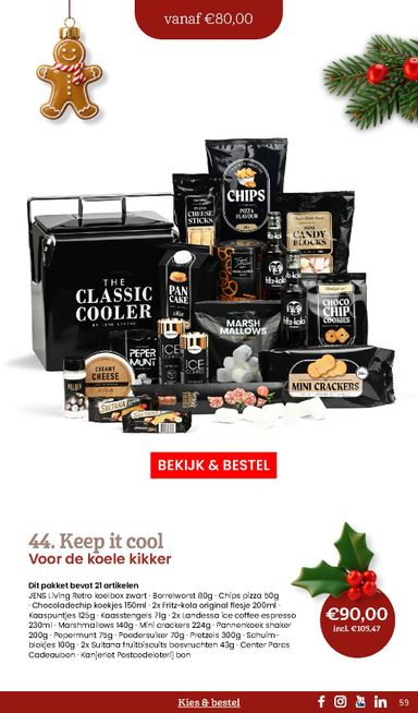 Folder Makro - Makro - Kerstpaketten catalogus van 20-10 tot 31-12 - side 59