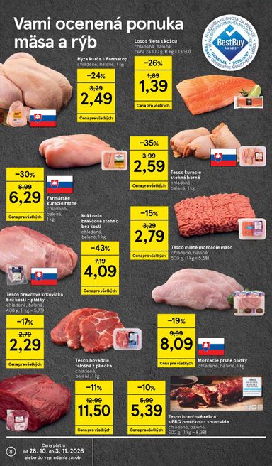 Leták Tesco - Tesco supermarket od 28.10. do 03.11. - strana 8