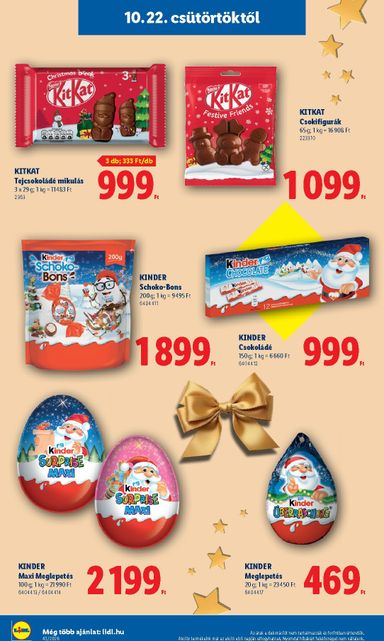 Akciós újság Lidl - Lidl - Favorina érvényes 10.22.-tól 12.24.-ig - 12 oldal