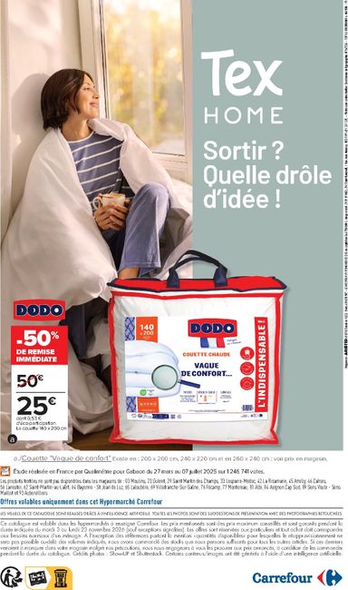Catalogue Carrefour - Carrefour - Cocooning maison valable dès le 03/11 au 23/11 - page 12