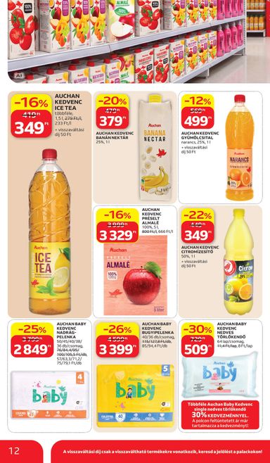 Akciós újság Auchan - Auchan Hipermarket - Sajátmárkás ajánlataink érvényes 10.15.-tól 10.28.-ig - 12 oldal