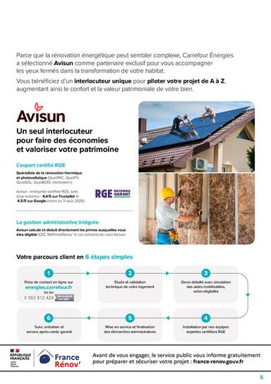 Catalogue Carrefour Market - Carrefour Énergies valable dès le 22/09 au 31/10 - page 5