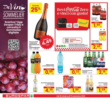 Volantino Eurospar - Eurospar valido dal 29/10 al 11/11 - pagina 16