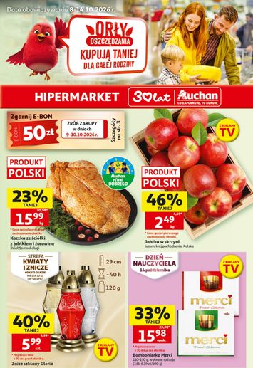 Gazetka Auchan - Hipermarket Auchan od 08.10. do 14.10. - strona 1
