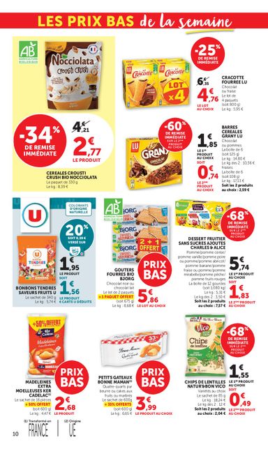 Catalogue Super U - Super U valable dès le 13/10 au 25/10 - page 10
