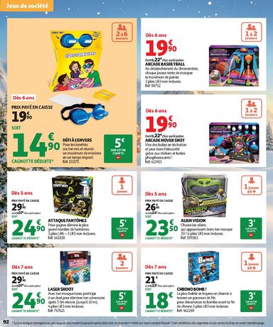Folder Auchan - Auchan - Jouets de Noël van 16/10 tot 06/12 - side 92