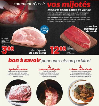 Flyer Metro - Metro - Cahier Mijotés (QC) valid since 10-29 until 11-04 - page 2