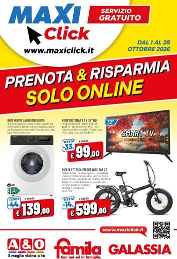 Volantino Famila - Famila - Prenota & Risparmia Solo Online valido dal 01/10 al 28/10 - pagina 1