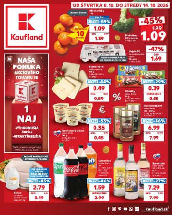 Leták Kaufland - Kaufland od 08.10. do 14.10. - strana 1