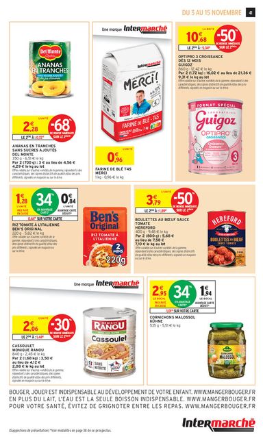 Catalogue Intermarché - Intermarché valable dès le 03/11 au 15/11 - page 41