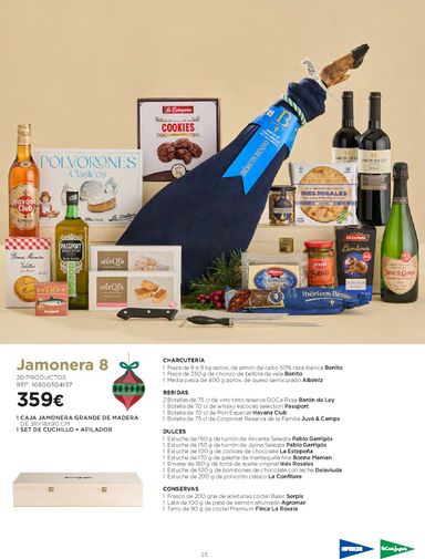 Folleto El Corte Inglés - El Corte Inglés - Cestas de Navidad del 09/10 al 25/12 - página 23