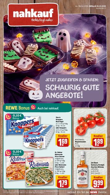 Prospekt Nahkauf - Nahkauf gültig ab 26.10. bis 01.11. - seite 1
