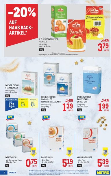 METRO-Flugblatt - Metro - Backen Spezial gültig ab 15.10. bis 25.11. - seite 2