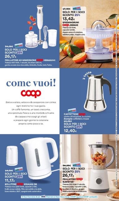 Volantino Ipercoop - Ipercoop - Casa d'Autunno valido dal 08/10 al 04/11 - pagina 25