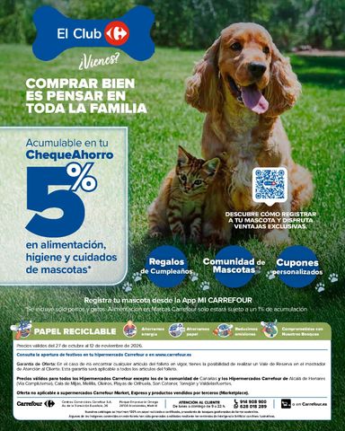 Folleto Carrefour - Carrefour - Mascotas del 27/10 al 12/11 - página 27