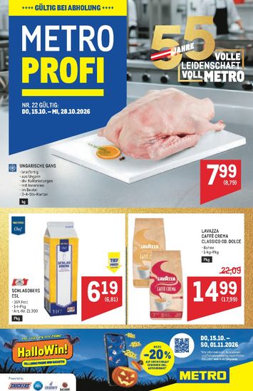 METRO-Flugblatt - Metro - Profi gültig ab 15.10. bis 28.10. - seite 1