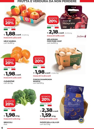 Volantino Coop Firenze - Coop Firenze - Il tuo supermercato valido dal 22/10 al 04/11 - pagina 6