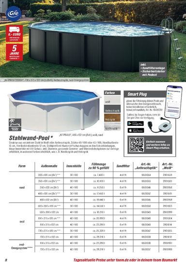 Prospekt toom - Toom - Pool, Sauna & Klima gültig ab 01.03. bis 31.12. - seite 8