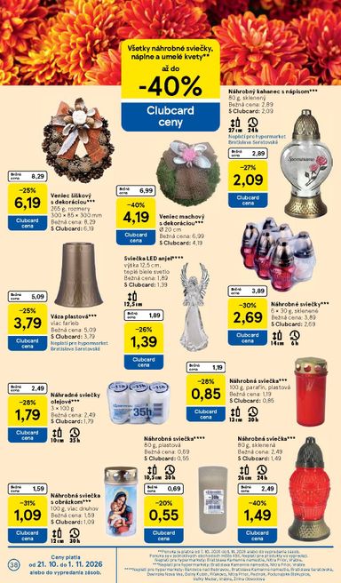 Leták Tesco - Tesco od 21.10. do 27.10. - strana 38