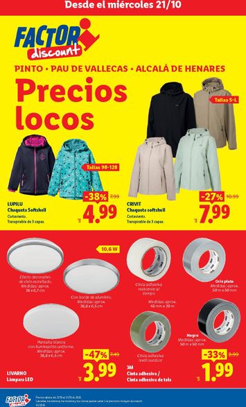 Folleto Lidl - Lidl - Factori del 21/10 al 27/10 - página 1