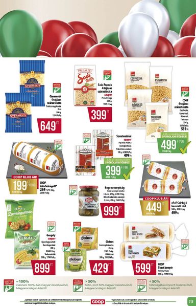 Akciós újság Coop - Coop - Alföld érvényes 10.22.-tól 10.28.-ig - 15 oldal