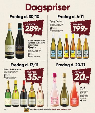 Brochurer Bilka - Bilka - Julens vinfavoritter gyldig fra 30.10. til 26.11. - side 2
