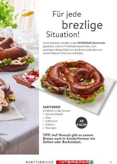 INTERSPAR-Flugblatt - INTERSPAR - Party Service gültig ab 01.03. bis 31.12. - seite 17